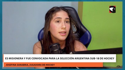 Es misionera y fue convocada para la Selección Argentina Sub-18 de hockey