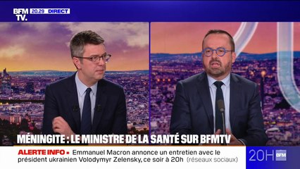 Méningite: "Nous allons organiser, avec l'Éducation nationale, un rattrapage de vaccination dans les collèges", annonce Yannick Neuder, ministre de la Santé