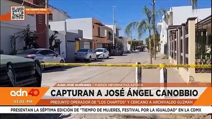 🚨 Detienen a José Ángel Canobbio, "El Güerito" miembro de "Los Chapitos" en Sinaloa