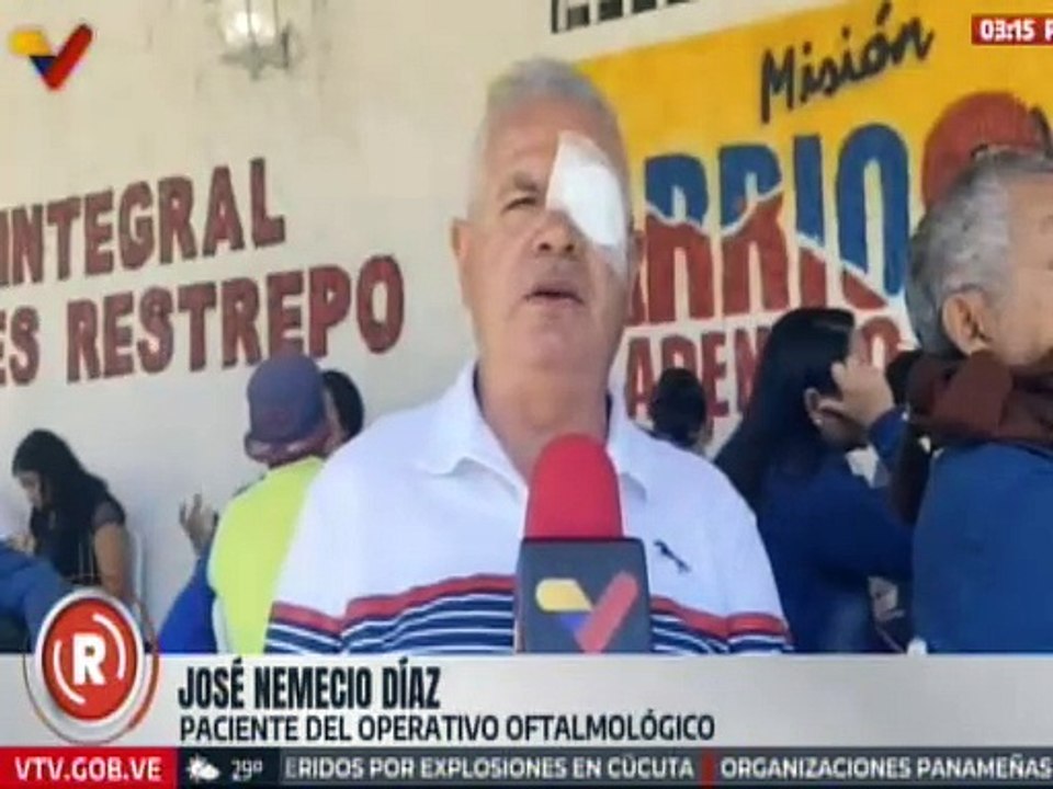 Misión Milagro realiza operaciones oftalmológicas gratuitas en el estado Mérida