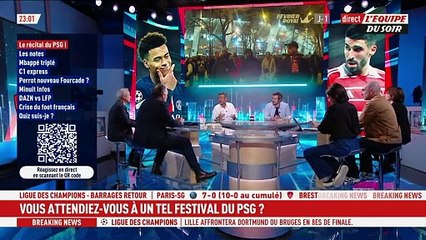 PSG 7-0 Brest : Fallait-il s'attendre à un tel festival ? - L'Équipe du Soir - extrait
