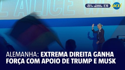 Extrema direita alemã ganha força para eleições com apoio de Trump e Musk