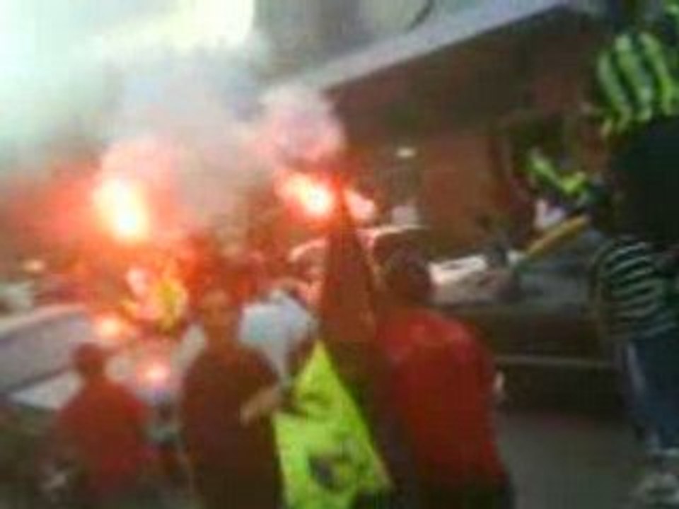 Défilé des harrachis après USMH - CAB