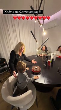 Δημήτρης Αλεξάνδρου: Γιόρτασε τα γενέθλια της μητέρας του – Το νέο βίντεο με τον γιο του Πάρη!