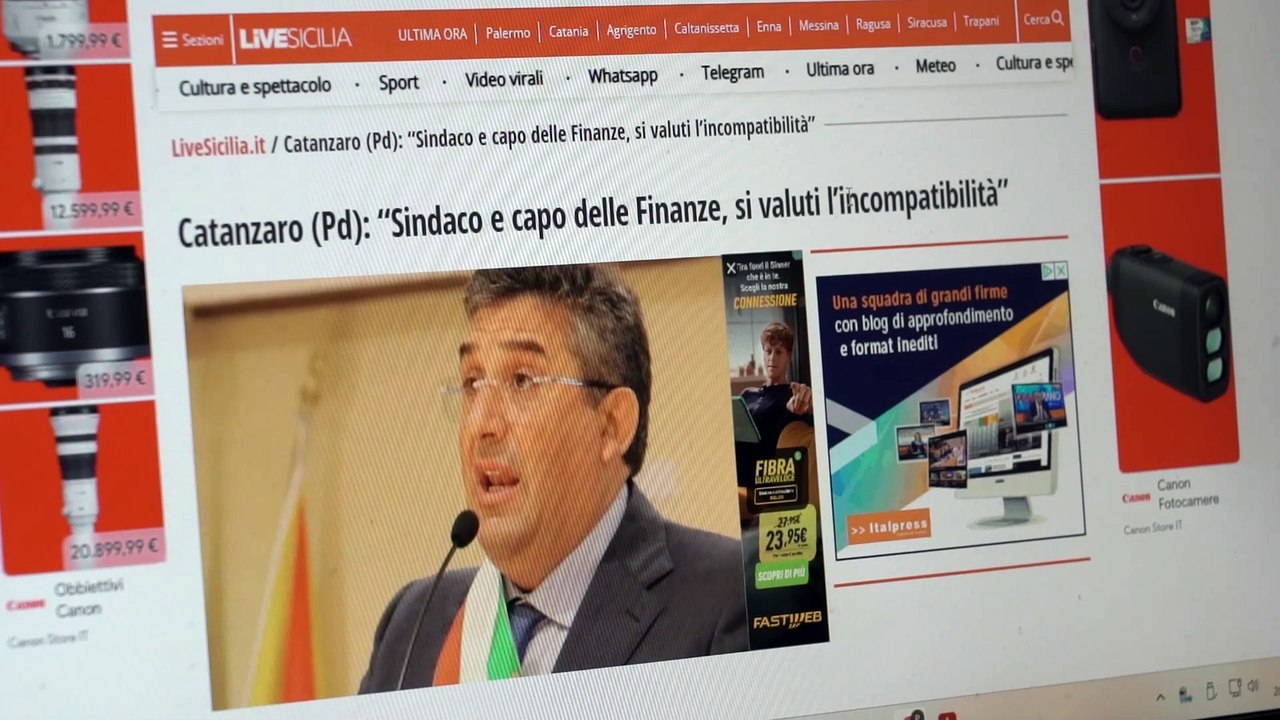 Lo strabismo dell’on. Michele Catanzaro del PD, l’oppositore “di fiducia” dell’on. R.Gallo