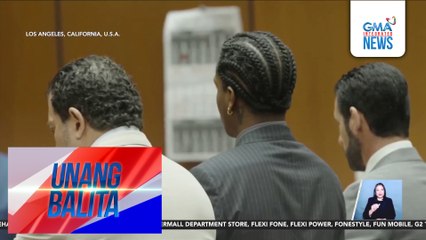 American rapper na si A$AP Rocky, not guilty para sa kasong assault with a weapon | Unang Balita
