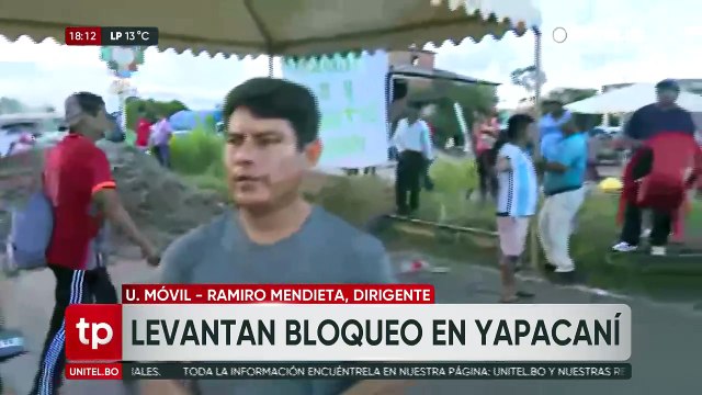 Pobladores de Yapacaní levantan el bloqueo en la carretera Santa Cruz - Cochabamba
