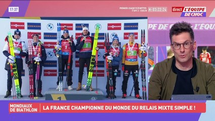La France championne du monde du relais mixte simple - L'Équipe de Choc - extrait