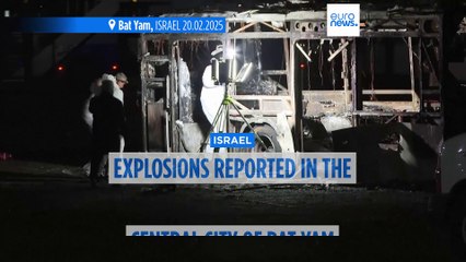 Explosions reported in Israeli city of Bat Yam in what authorities say could be a 'terror attack'