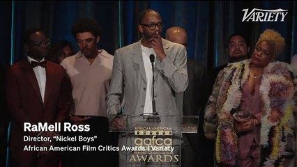 "Nickel Boys" Director RaMell Ross reflects on what it means to make art at the AAFCA Awards