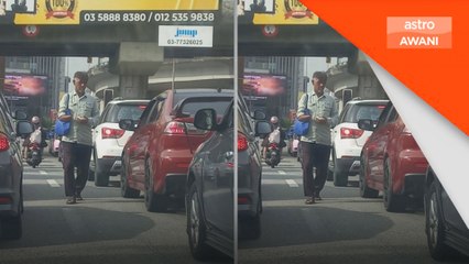 Warga asing ditahan jual tisu di lampu isyarat