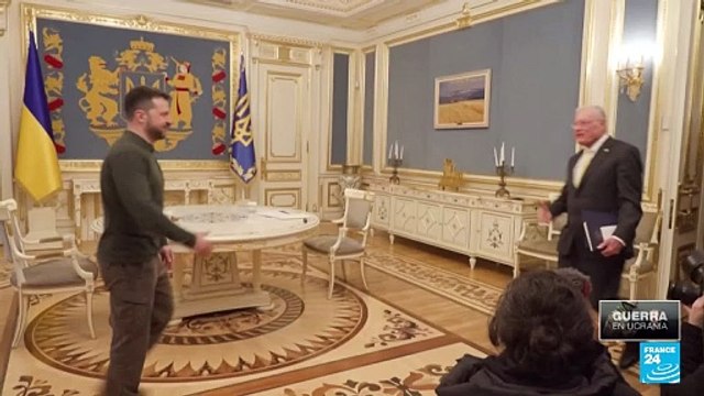 Volodímir Zelenski y Keith Kellogg, enviado de Trump, hablan sobre la guerra a puerta cerrada