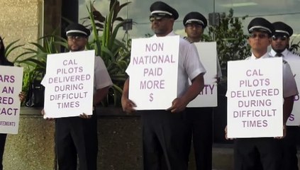 DISGRUNTLED PILOTS ERECT BILLBOARD OUTSIDE AIRPORT