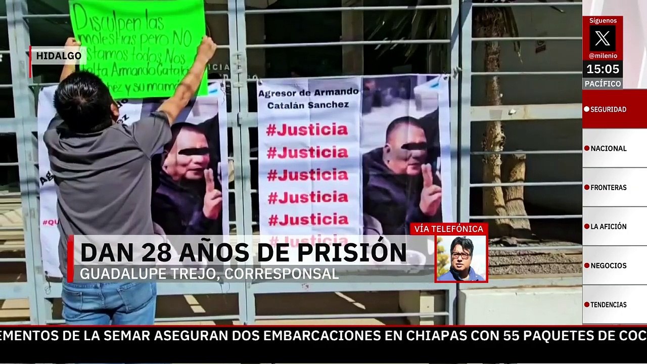 Sentencian a 28 años de prisión a expolicía por asesinato de musico en Hidalgo