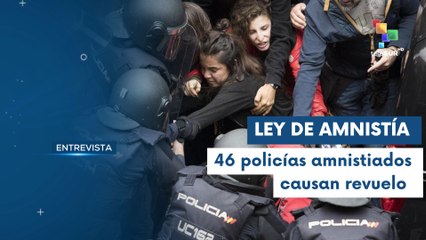 Barcelona ha aplicado la ley de amnistía a 46 policías