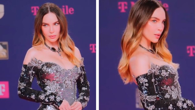 Belinda eclipsa a Ángela Aguilar en los Premios lo Nuestro con impactante look