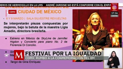 Presentan 'Tiempo de Mujeres: Festival de la Igualdad' en CdMx, ¿cuándo se realizará?