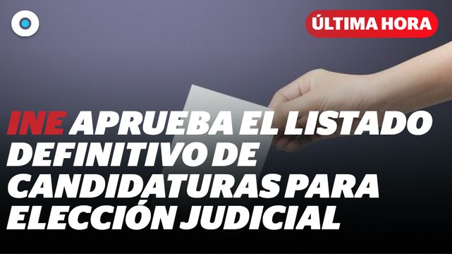 INE aprueba la impresión de boletas para la elección judicial I Reporte Indigo