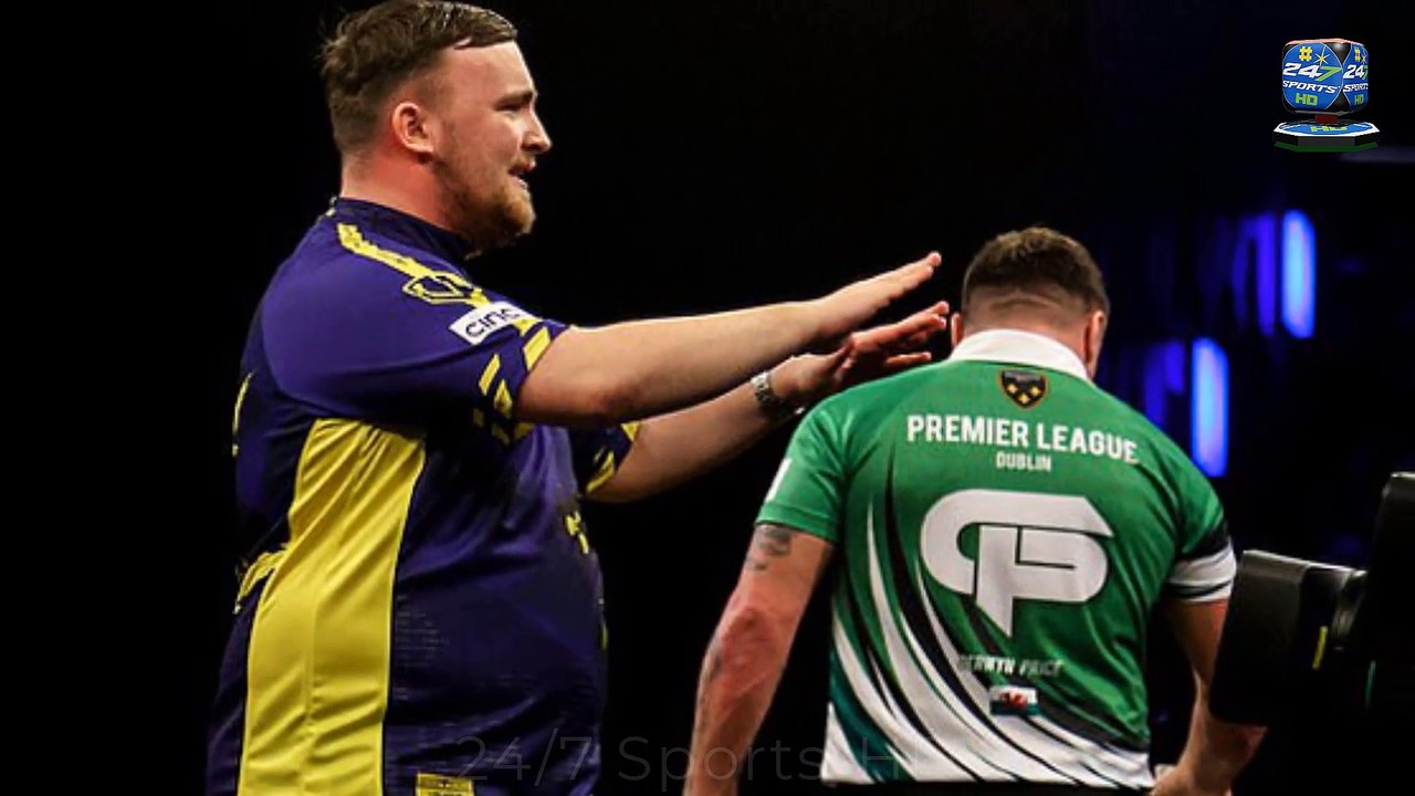 Rattled Luke Littler fires back at booing Dublin crowd during surprise Premier League Darts defeat by Gerwyn Price