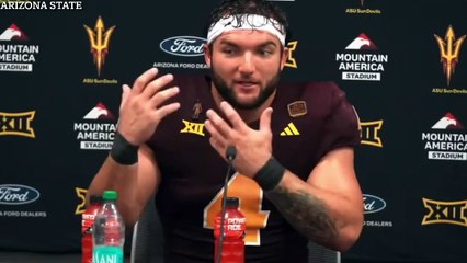 Cameron Skattebo after Arizona State upset over Utah