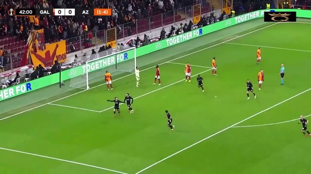 الدوري الاوروبي ملخص جالطة سراي ضد إي زد آلكمار