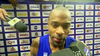 David Cubillán da sus impresiones tras la victoria contra Argentina en Parque Miranda