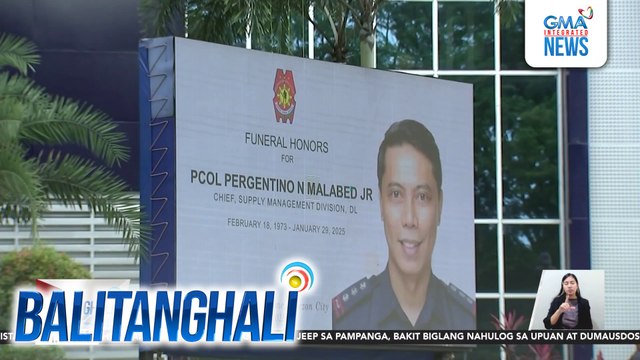 Mga labi ni Pcol. Pergentino Malabed Jr. na nasawi sa mid-air collision sa Amerika, naiuwi na sa Pilipinas | Balitanghali