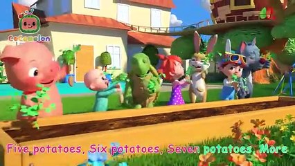 One Potato, Two Potatoes + Humpty Dumpty Grocery Store  CoComelon Nursery Rhymes & Kids Songs