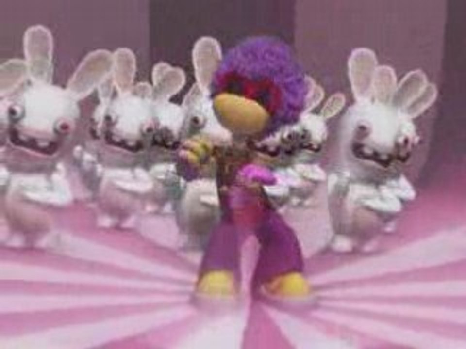 Les Lapins Crétins ne ferment jamais la porte