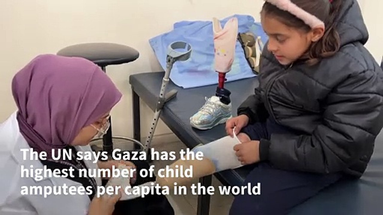 Gaza rehabilitation centre gives war amputees 'new beginning'