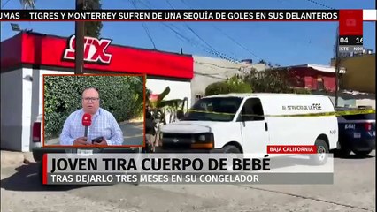 Se entrega joven que guardó cuerpo de su bebé en el congelador por tres meses en Tijuana