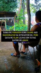 Dama ng panahon kung gaano ako nahihirapan, pero gaya ng ulan lilipas din to pagdating ng araw.