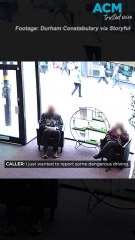 Scary moment motorbike thief launched into air in police dashcam chase