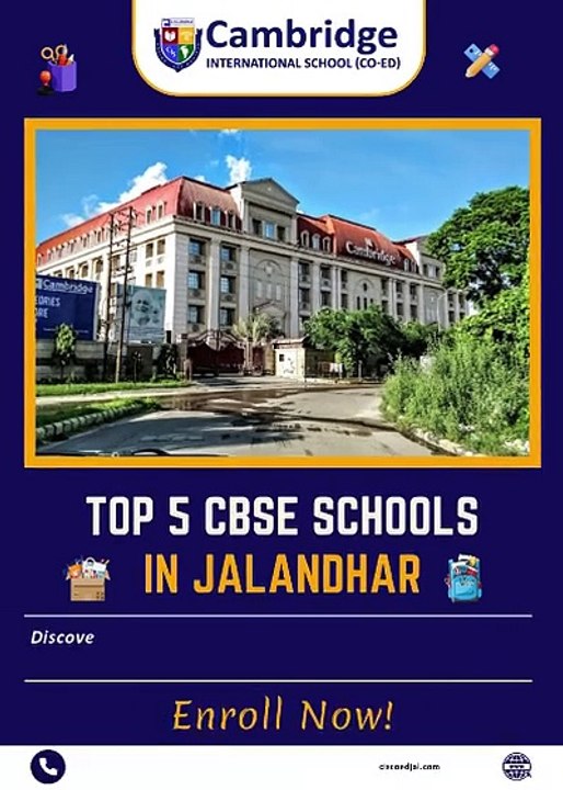 Top 5 CBSE Schools in Jalandhar - Discover Excellence at Cambridge International School