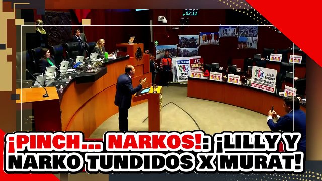 ¡SON UNOS PINCH… NARKOS! ¡'NARKO' y LILLY ANIQUILADOS por MURAT por ATACAR a la PRESIDENTA CLAUDIA!