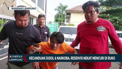 Kecanduan Judol & Narkoba! Residivis Nekat Mencuri di Ruko