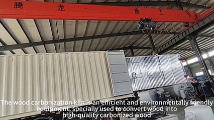 Wood carbonization equipment