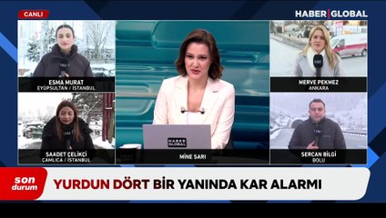 İstanbul beyaza büründü! Hissedilen sıcaklık -5 dereceye kadar düştü