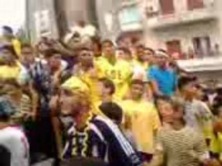 La joie des supportaires en ville par Hatem Klouz