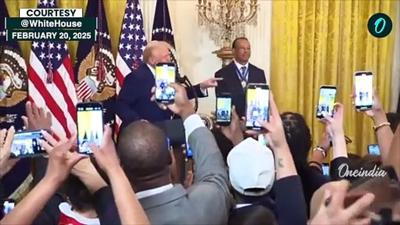 Trump and Tiger Celebrate Black 'American Heroes' | Full Black History Month Event at White House