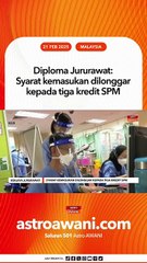 Diploma Jururawat: Syarat kemasukan dilonggar kepada tiga kredit SPM