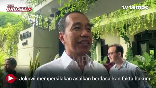 Respons Jokowi Soal Hasto yang Minta KPK Periksa Keluarganya