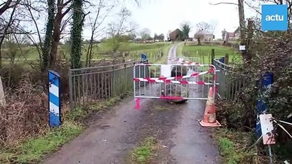 Un pont menace de s'effondrer entre deux communes de Gouffern en Auge