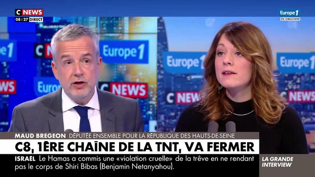 Maud Bregeon ose prendre position contre la fermeture de C8 et dénonce une décision totalement incompréhensible
