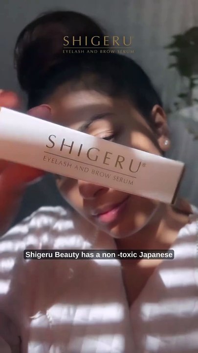 Shigeru Eyelash & Brow Serum is the game changer you’ve been waiting for! #lashgrowthserum #beauty