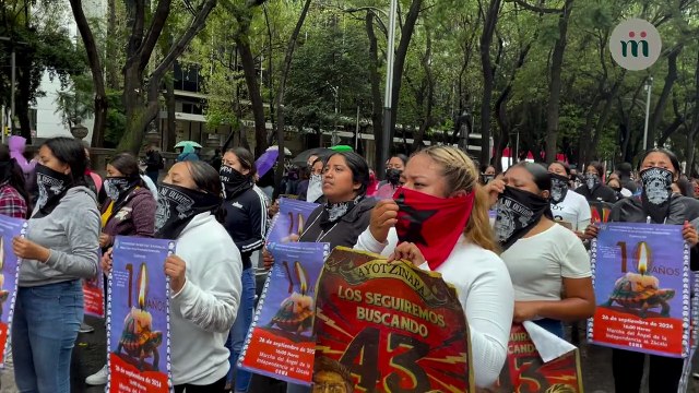 Mujeres normalistas marchan a 10 años de Ayotzinapa I Emma NewsLetter
