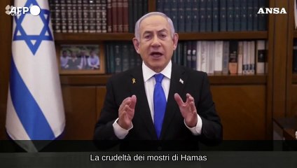 Netanyahu: "Da Hamas azione crudele e malvagia"