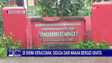 Diduga Keracunan Makan Bergizi Gratis, 28 Siswa SD di Pandeglang Alami Mual hingga Diare