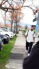 David Rodríguez guarda silencio absoluto ante las preguntas de la prensa