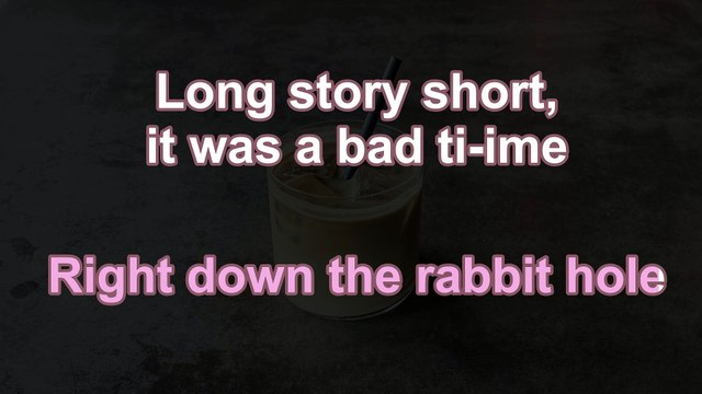 Karaoke♬ long story short - Taylor Swift 【No Guide Melody】 Instrumental